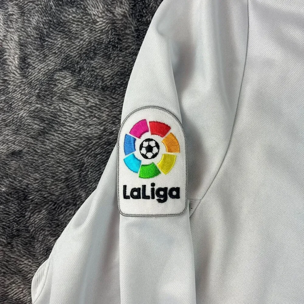 Adidas Real Madrid 2016 Fly Emirates Jersey Polo Climacool Long Sleeve S